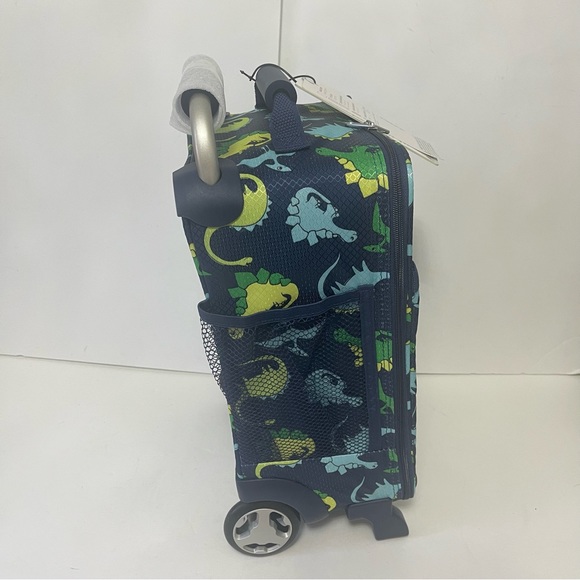 New Kids Small Carry On Luggage Bag- Perfect 4 Sleep Overs Dinosaur Theme - New! - Picture 12 of 16